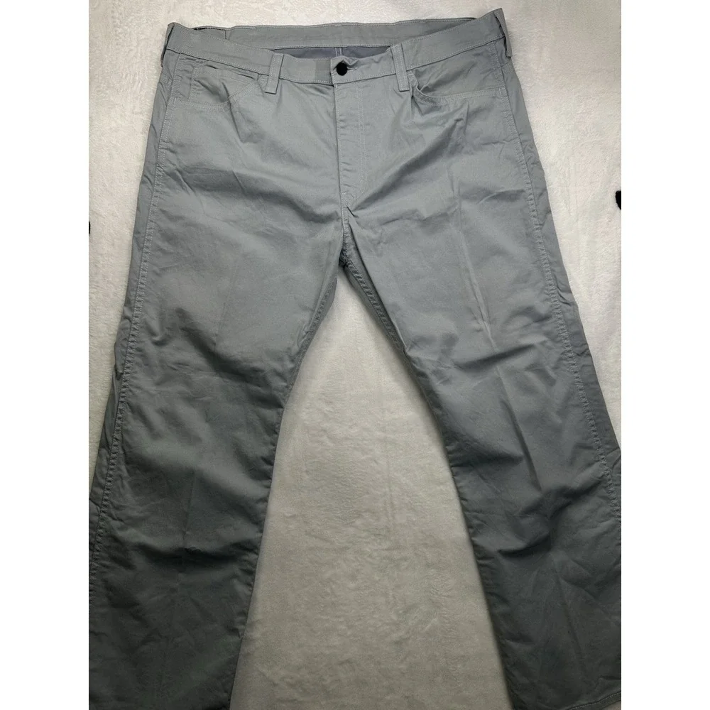 Levi's 569 Relaxed Straight STRETCH 42x29 Blue Denim Jeans Black Label